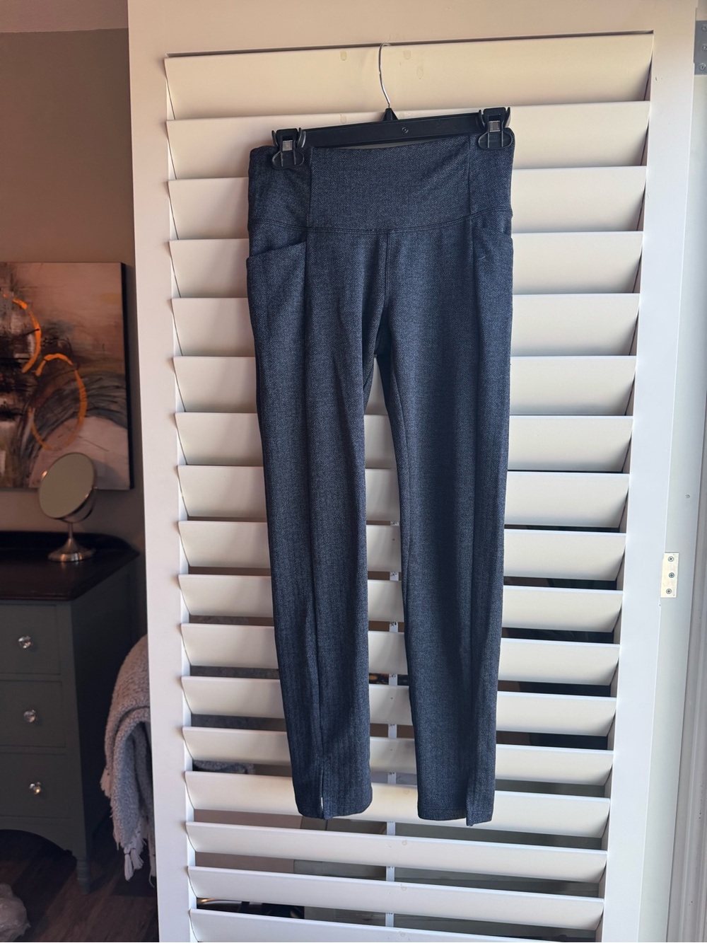Athleta Dark Charcoal High-Rise Leggings